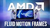 ASUS ROG Ally now supports AMD's driver-based Fluid Motion Frames frame gen