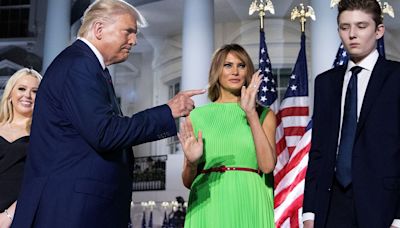 'Selfish': Melania Trump said to be 'sad' Donald brought Barron into criminal court spat