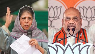 Mehbooba Mufti urges Amit Shah to form panel of representatives from both sides of LoC