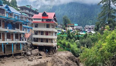 Cloudburst In Himachal Pradesh's Kullu; Footbridge, Makeshift Sheds Washed Away In Flash Floods In Tosh Hills