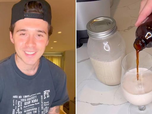 Brooklyn Beckham's almond milk contains 'enough vanilla extract to kill a man'