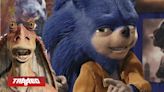 Jar Jar Binks iba a aparecer en la nueva película de Chip y Dale pero fue reemplazado por el Sonic Feo