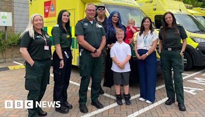 Hassocks: Woman reunited with paramedics who saved her life