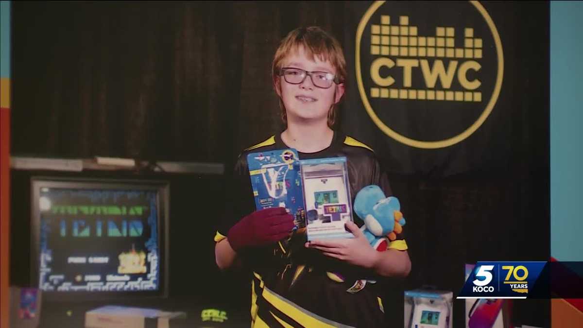 Oklahoma Sports Hall of Fame honors teenager who 'beat' Tetris