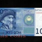 【Louis Coins】B216-KYRGYZSTAN--2009 & 2016吉爾吉斯紙幣100 Som(271)