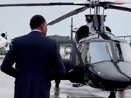 Stephen A. spotted strutting to helicopter as ESPN star leaves studio