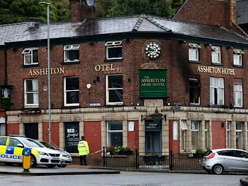 "My heart is crying": Devastation after blaze rips through hotel room