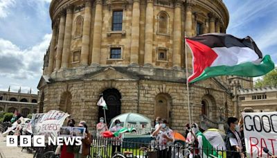 Oxford University threatens court action over Gaza protests