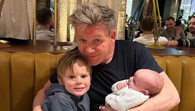 Gordon Ramsay's baby son Jesse is his double in adorable new family photo