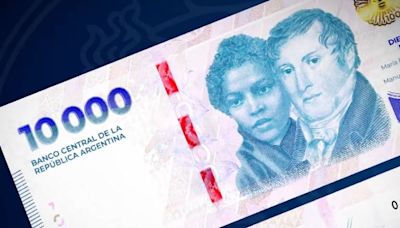 Una a una, las estrictas medidas de seguridad del nuevo billete de $10.000 que comenzó a circular hoy