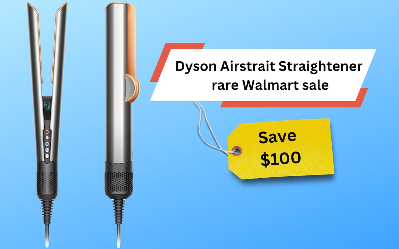 Save $100 on the Dyson Airstrait Straightener at Walmart this week