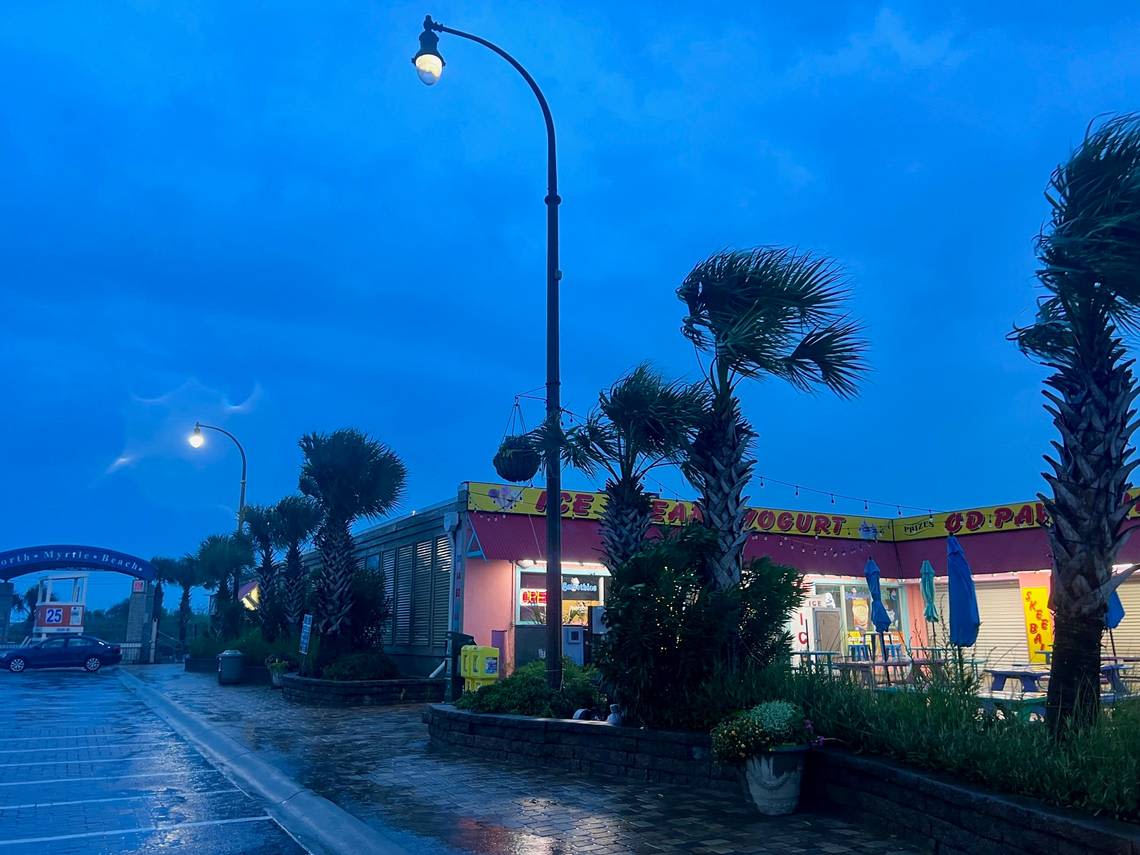 Tropical Storm Debby ushers in a tornado at Edisto Beach, SC. Severe damage reported