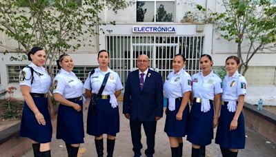 Participa DSPM en concurso anual de Bandas de Guerras y Escolta