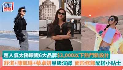 超人氣太陽眼鏡6大品牌$3,000以下熱門新設計 面形修飾配搭小貼士