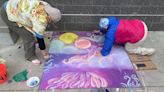 Annual street painting festival takes art to the sidewalk at Foxboro's Patriot Place