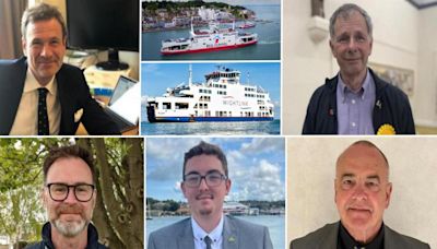 How do you solve a problem like the ferries? IW West candidates have their say