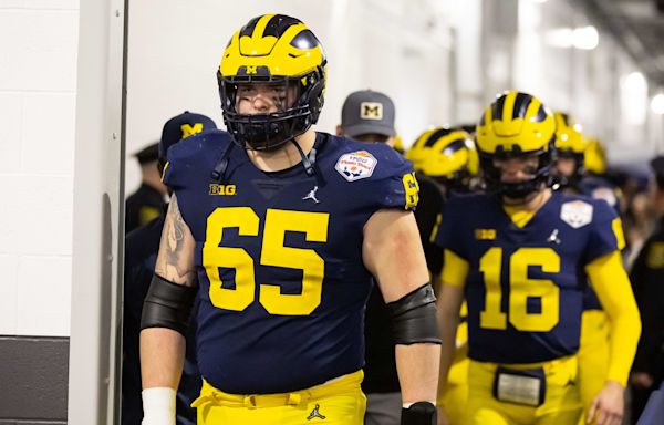 The Cleveland Browns Select Michigan Wolverine Zak Zinter With Pick 85