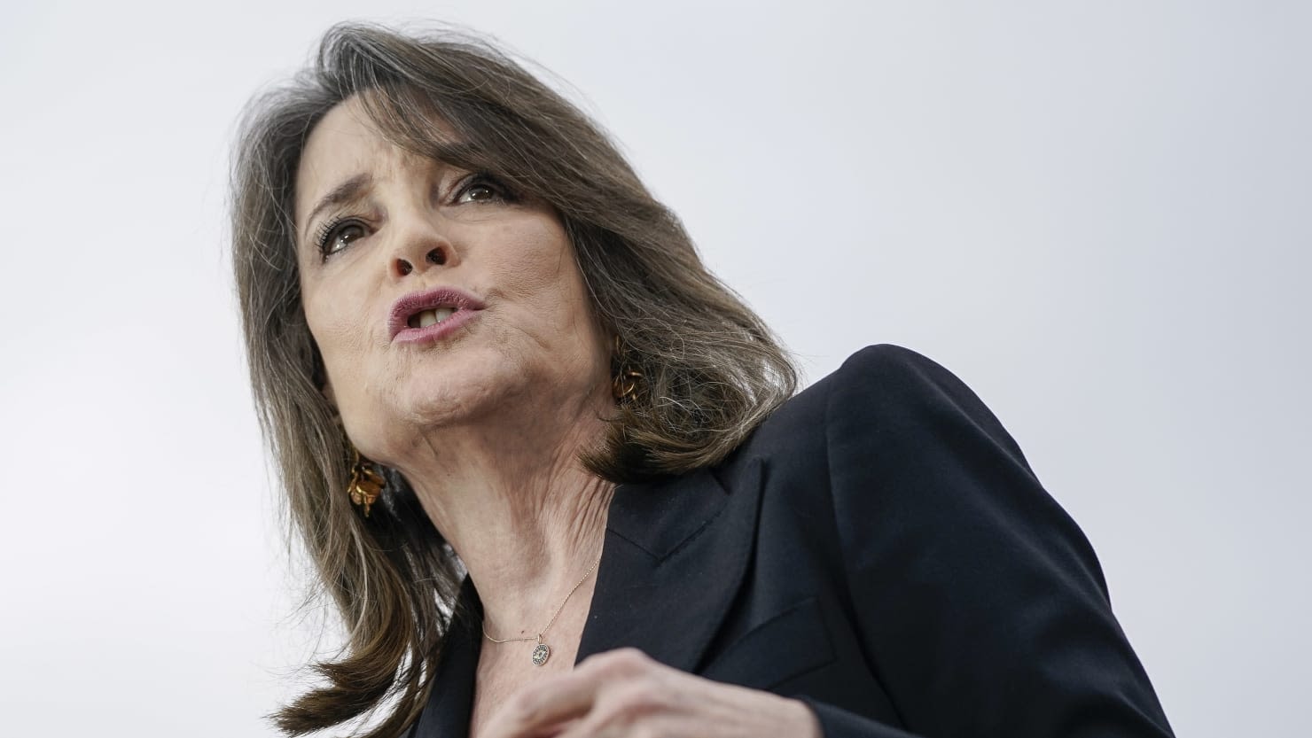 Marianne Williamson Offers Herself Up as Democrats’ Savior