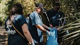 Swisher joined Groundwork Jacksonville to clean up the S-Line Rail Trail in Springfield