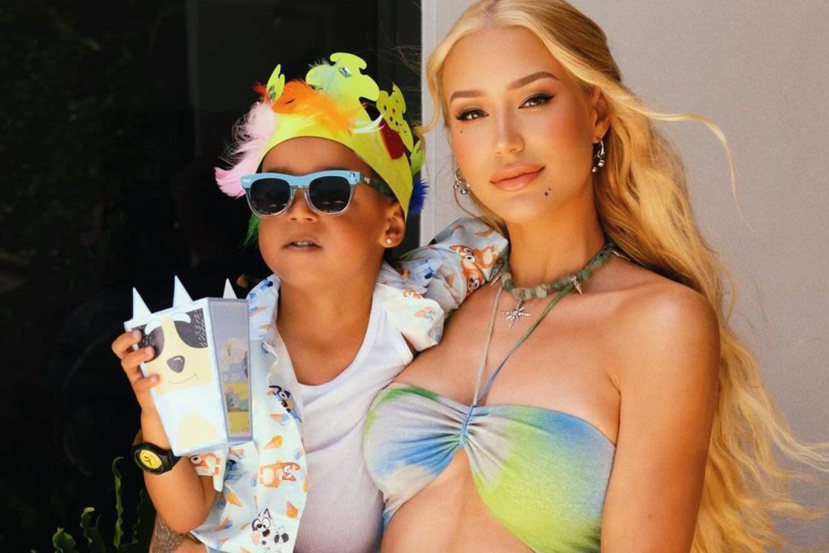 Iggy Azalea Celebrates Son Onyx’s 4th Birthday with a “Bluey”-Themed Pool Party — See All the Sweet Photos!