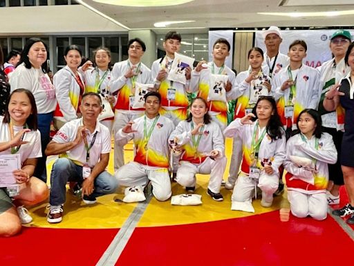 ‘Cara-gold’: Caraga wrestlers flex Palaro power