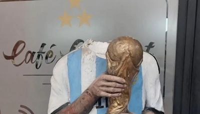 “Decapitaron” una estatua de Lionel Messi en Mar del Plata