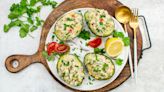 Smashed Chickpea Stuffed Avocados Recipe