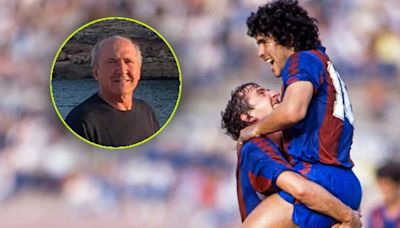 Fue compañero de Maradona en el Barcelona y realiza un contundente análisis: “Cuando comparan a Messi con Cristiano Ronaldo me río”