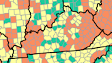 Number of Kentucky counties at high COVID community level jumps to 61. See CDC’s map