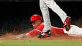 Angels score two on wild pitch and throwing error, beat Phillies 6-5 and snap 4-game skid