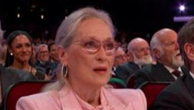 Meryl Streep looks shocked by this daring Emmys joke about her