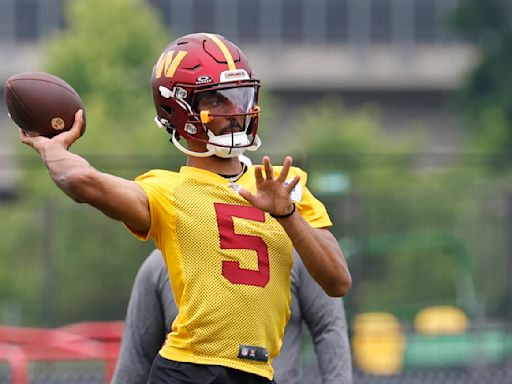 Jayden Daniels Watch: How Commanders QB fared on Day 1 of training camp