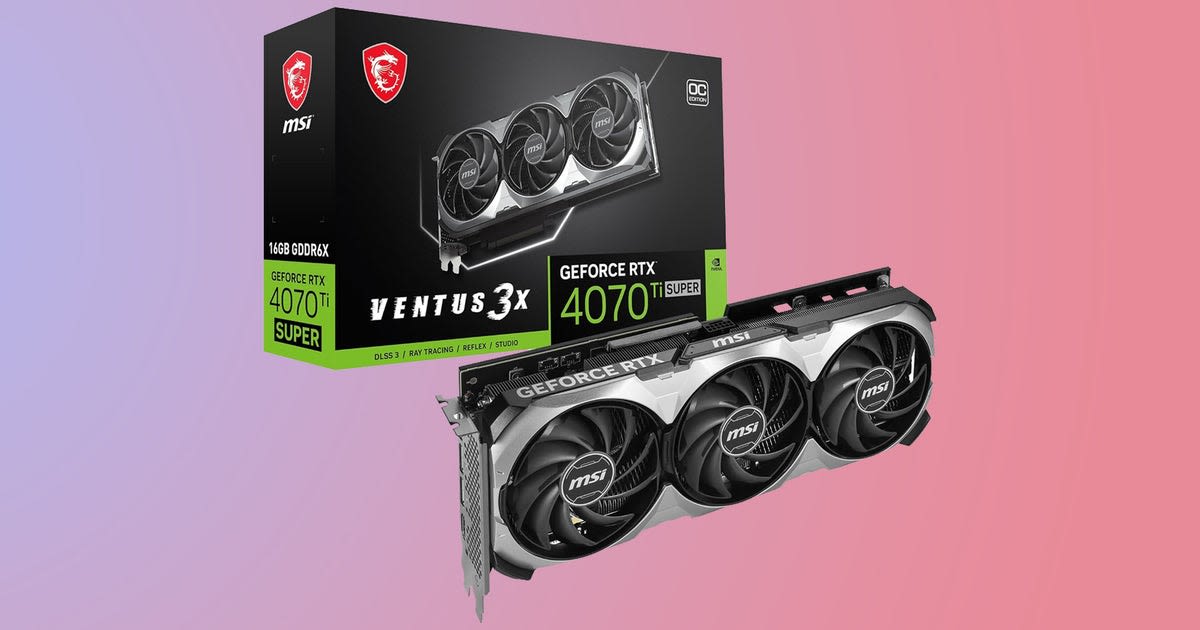 Get this MSI RTX 4070 Ti Super for under £700 from Amazon right now