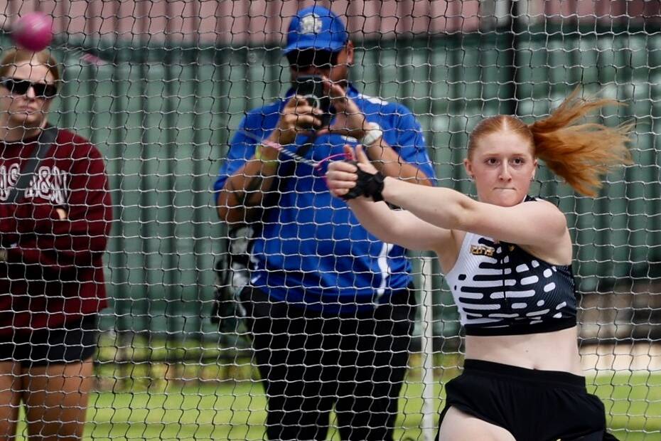 Kimberly Beard wins third straight national hammer title | HeraldNet.com