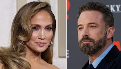 Jennifer Lopez y Ben Affleck pasaron su segundo aniversario de bodas en lugares separados