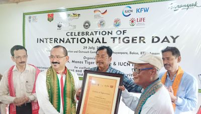 International Tiger Day celebrations in Manas highlights community role in conservation - The Shillong Times