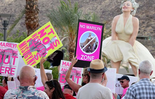 26-foot Marilyn Monroe statue in Palm Springs set to be moved following controversy