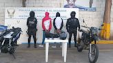 Presuntos miembros de Los Lobos fueron detenidos por supuesta extorsión en el sur de Quito