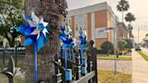 Pinwheels cover Children’s Board of Hillsborough County for Child Abuse Prevention Month