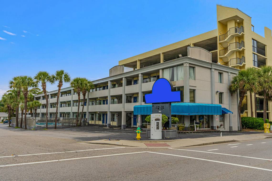 A hotel near the oceanfront with a pool is for sale in Myrtle Beach. What’s the price?