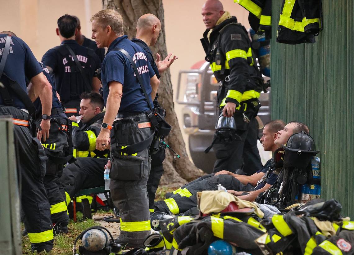 ‘Imminent risk of collapse.’ Miami apartment complex charred by fire to be demolished