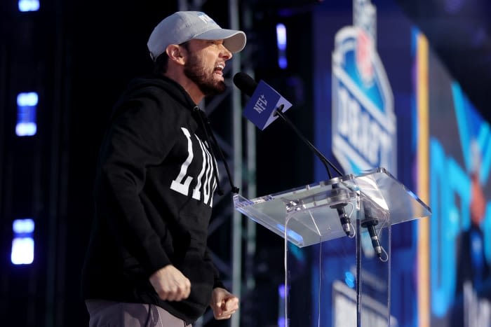 Eminem teases new album ‘The Death of Slim Shady’ during NFL Draft