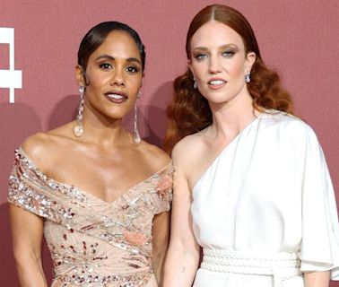 Alex Scott and Jess Glynne pack on the PDA as they make red-carpet debut