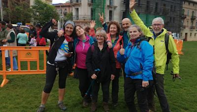 La marcha de la Solana se completó a pesar del granizo y la lluvia