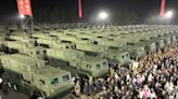 Kim Jong-un shows off 250 new missile launchers ahead of US-South Korea military drills