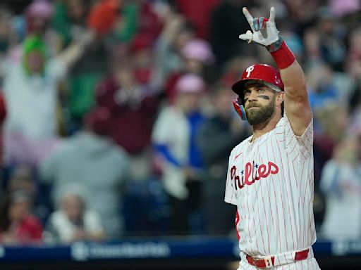 Bryce Harper homers, Alec Bohm extends his hitting streak as Philadelphia Phillies beat San Francisco Giants