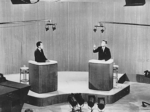 Élection présidentielle américaine de 1960 : John Fitzgerald Kennedy vs Richard Nixon, premier débat télévisé aux Etats-Unis