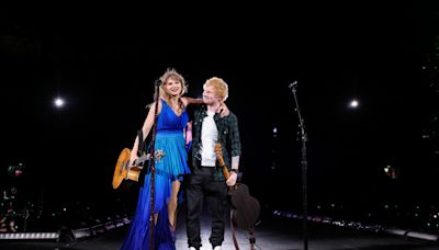 Taylor Swift brings out 'best friend' Ed Sheeran for mashup as she returns to Wembley