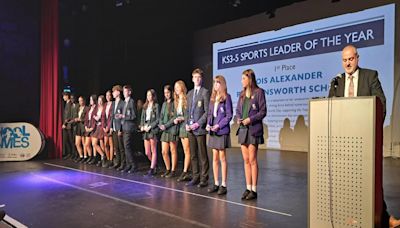 School sports stars celebrated at awards presentation