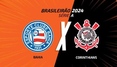 Bahia x Corinthians: onde assistir, escalações e arbitragem